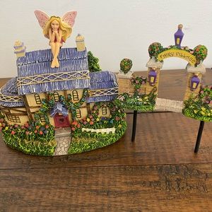 Bradford Exchange Thomas Kinkade Fairy Garden New in Box